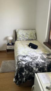 Postel nebo postele na pokoji v ubytování Zimmer in Vaduz FL