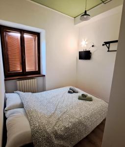 Postel nebo postele na pokoji v ubytování daClaudia,it