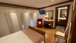 Uma cama ou camas num quarto em Quinta de CasalMato