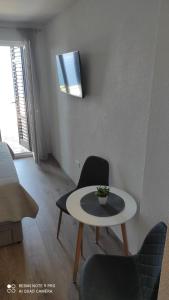 TV a/nebo společenská místnost v ubytování Seaview Center House Brela