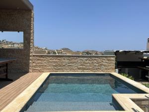 La alberca dentro o cerca de Aegean Mini Villa with Private Pool and Sea View 62 fotos más
