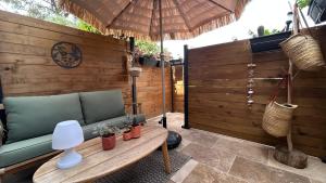 Patio nebo venkovní prostory v ubytování Loft sauna balnéothérapie
