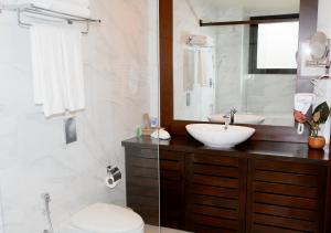 Koupelna v ubytování Celestia Ayurveda Resort