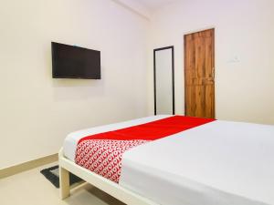 TV a/nebo společenská místnost v ubytování Super Hotel O Space Inn