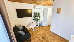 TV a/nebo společenská místnost v ubytování Rooms Koblar
