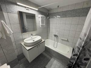 Koupelna v ubytování Pipina