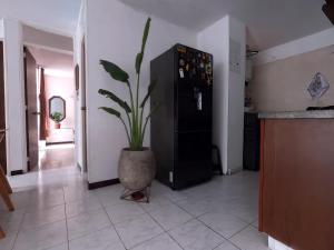 Dapur atau dapur kecil di Campo Verde-Apartamento en cali