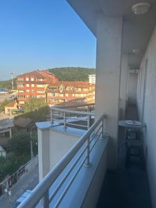 Balkón nebo terasa v ubytování Wing apartman
