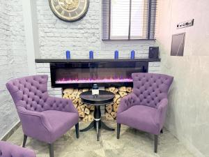 Χώρος καθιστικού στο Residence IRON CUBE