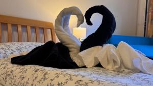 Postel nebo postele na pokoji v ubytování Hotel im Hochzeitshaus