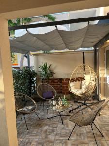 Patio nebo venkovní prostory v ubytování Apartments Duje
