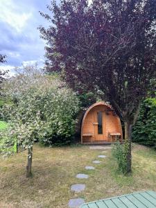 Zahrada ubytování Vakantiehuis met Sauna