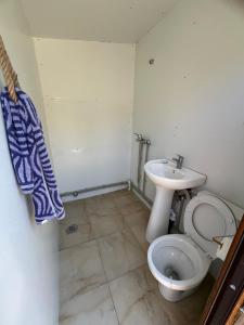 贝拉内Eko Katun Kolijevka的带马桶和水槽的浴室