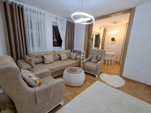 Posezení v ubytování Apartman PETRA QUEEN