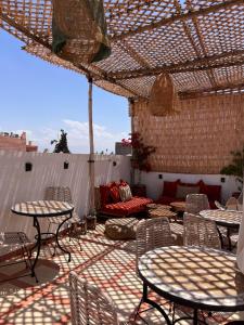 Posezení v ubytování Riad Jardin de Malia + 22 fotografií