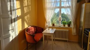 Posezení v ubytování Blombacka bruks väg 12