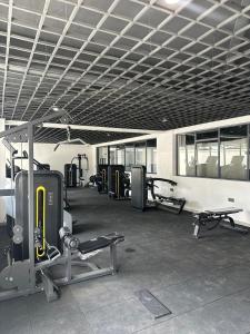 Fitness centrum a/nebo fitness zařízení v ubytování Sunset stays