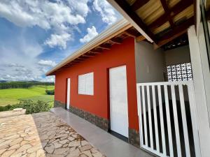 Bygningen som feriehuset ligger i