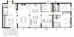 Plán poschodí v ubytovaní Unique Apartment Opatija