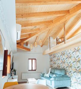 Posezení v ubytování Apartamento La Tahona de San Gil