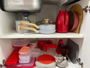 Kuchyň nebo kuchyňský kout v ubytování Lindo apartamento em Ondina - Salvador + 26 fotografií