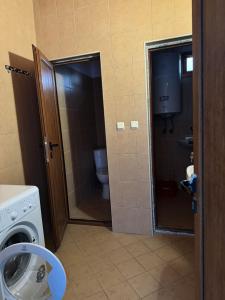 ツァレヴォにあるВила Милаのバスルーム(洗濯機、トイレ付)