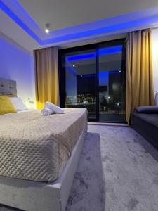 Postel nebo postele na pokoji v ubytování Belgrade Waterfront by Central Business Apartment