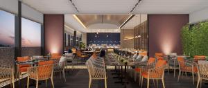 Arthur Hotel Baiyun Guangzhou餐厅或其他用餐的地方