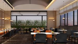 Arthur Hotel Baiyun Guangzhou餐厅或其他用餐的地方