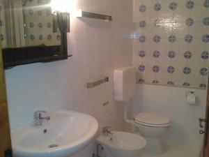 Koupelna v ubytování B&B Il Cedro