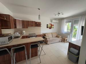 Kuchyňa alebo kuchynka v ubytovaní Kohl Wellness Apartman