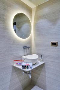 Koupelna v ubytování Hotel Sayba International