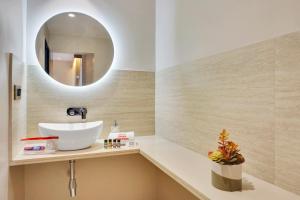 Koupelna v ubytování Hotel Sayba International