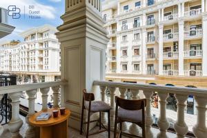 Balkón nebo terasa v ubytování Boulevard 129