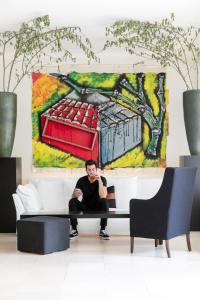 Гостиная зона в Hotel Carducci 76