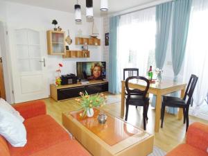 Kuchyň nebo kuchyňský kout v ubytování Residenz Falkenberg Wohnung ,,Seeadler''