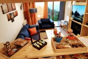 Et opholdsområde på Heavenly Duplex Faqra with 2 private gardens