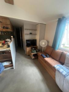 Χώρος καθιστικού στο Mobil Home C06 camping Siblu La Plage MIMIZAN