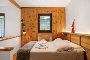 Postel nebo postele na pokoji v ubytování Maison Le Cré Appartamento 2