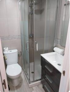 Ванная комната в Bonito Apartamento en la Nogalera