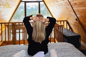 Postel nebo postele na pokoji v ubytování Weekend house - Vlašić