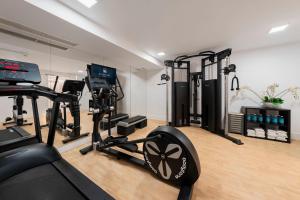 Posilňovňa alebo fitness centrum v ubytovaní Eurostars Central