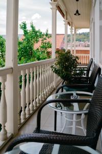 Balkón nebo terasa v ubytování Sota Metekhi Hotel Tbilisi