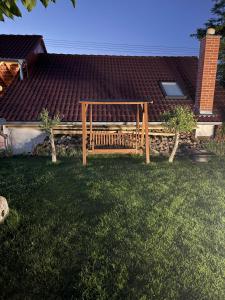 Zahrada ubytování Apartmán Sebina zaručujici absolutní soukromi a klid s láhví vína jako dárek