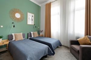 Posteľ alebo postele v izbe v ubytovaní Golden Market Square - 3Rooms, 90m2 of Comfort & Quiet - AS HOME Apartamenty R502