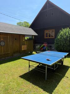 Stolní tenis v ubytování Drevenica Linda nebo okolí