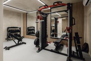 Fitness centrum a/nebo fitness zařízení v ubytování Sundunes Hotel Naxos