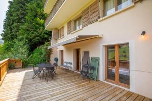 Balkón alebo terasa v ubytovaní Apartments in Chalet Nessa