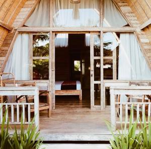 Balkón nebo terasa v ubytování The Hideaway Canggu