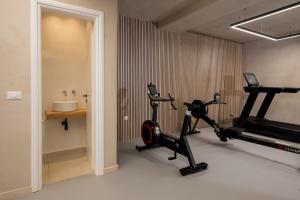 Fitness centrum a/nebo fitness zařízení v ubytování Sundunes Hotel Naxos